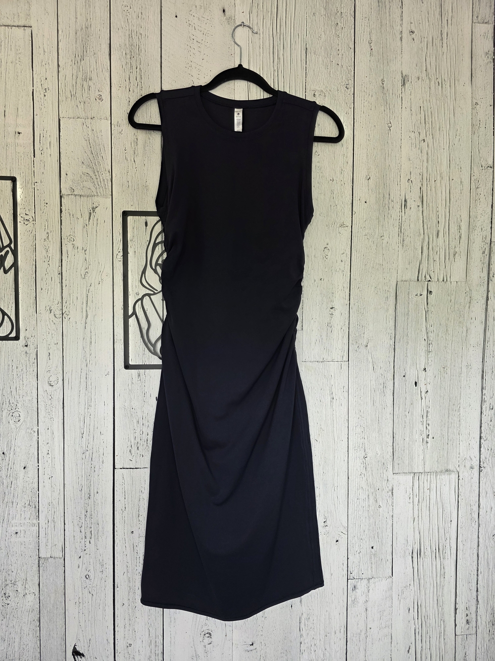 CRZ YOGA Sleeveless Navy Midi Sheath Dress | Size Small | NWOT - Picture 5 of 13